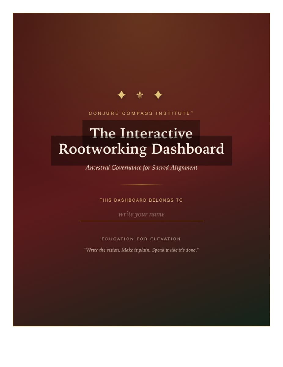 My Hoodoo Dashboard