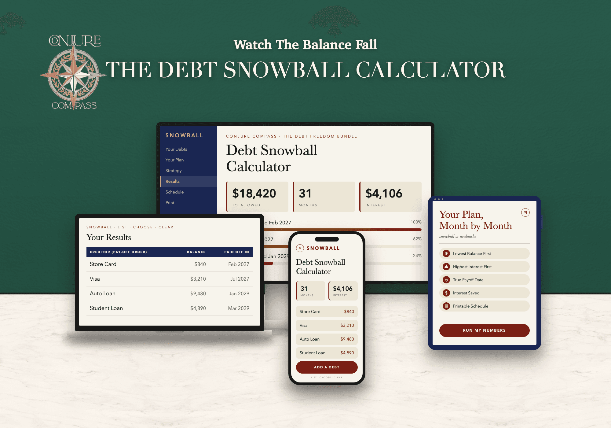 Debt Snowball Calculator